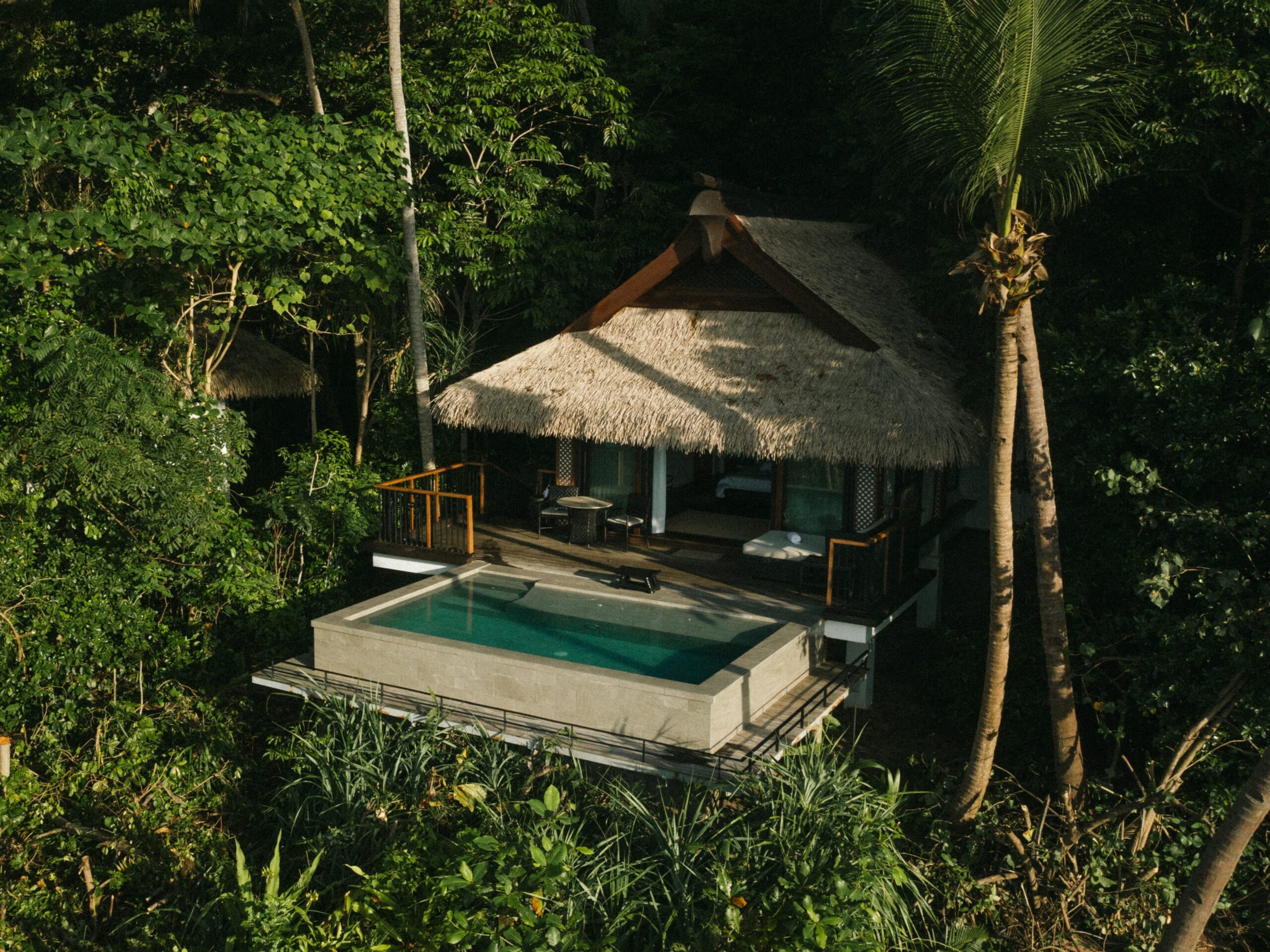 A Pool Villa nestled amid the trees